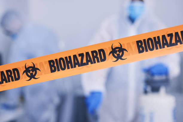 Professional Biohazard Cleanup technician working in Haskell, TX